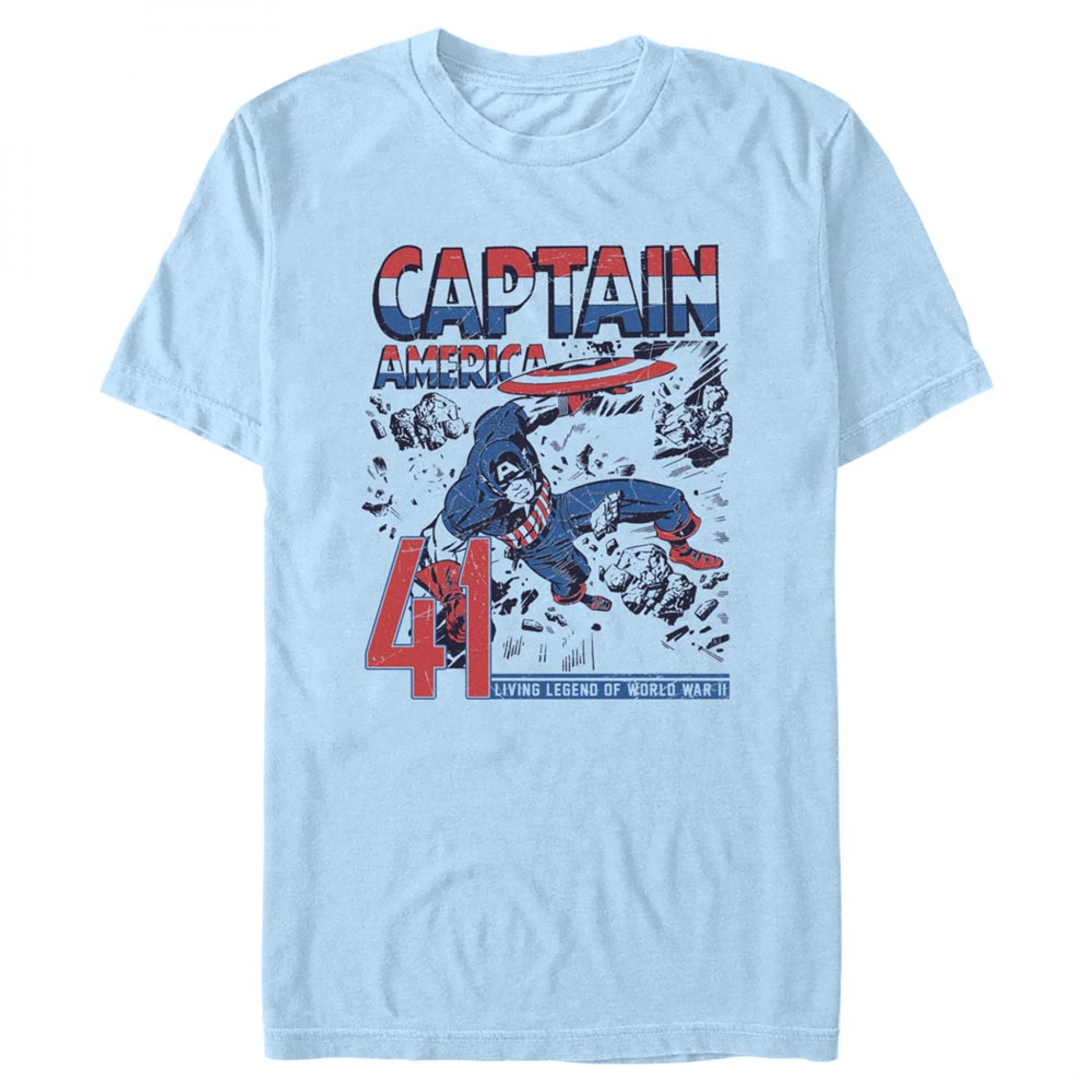 Captain America Living Legend Retro T-Shirt